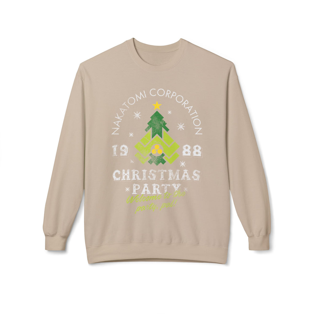 Die Hard 'Nakatomi Corporation 1988' Holiday Crewneck Christmas Party Sweatshirt