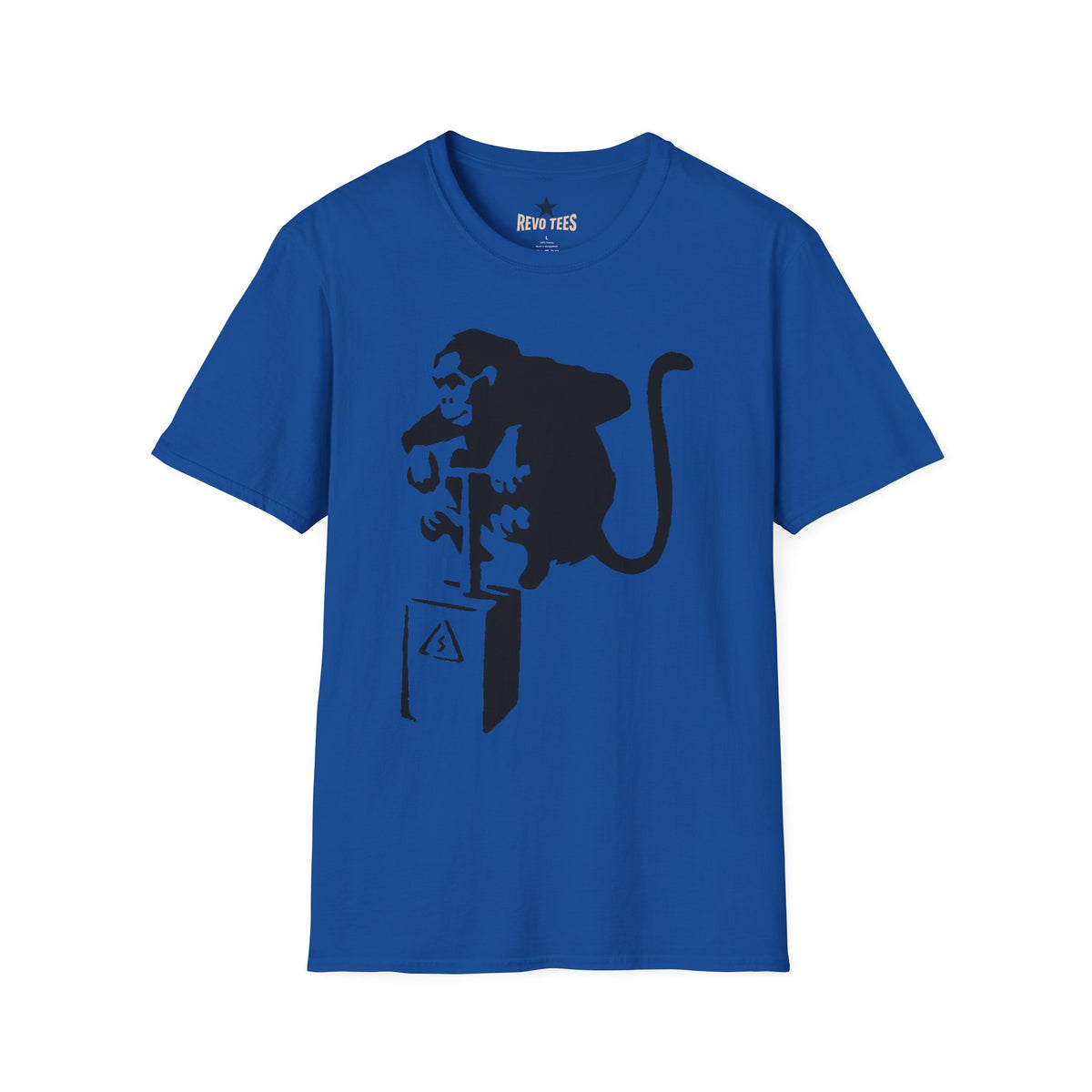 Revotees Banksy Style Monkey on Bomb Street Art Graphic T-Shirt - alternate view 7