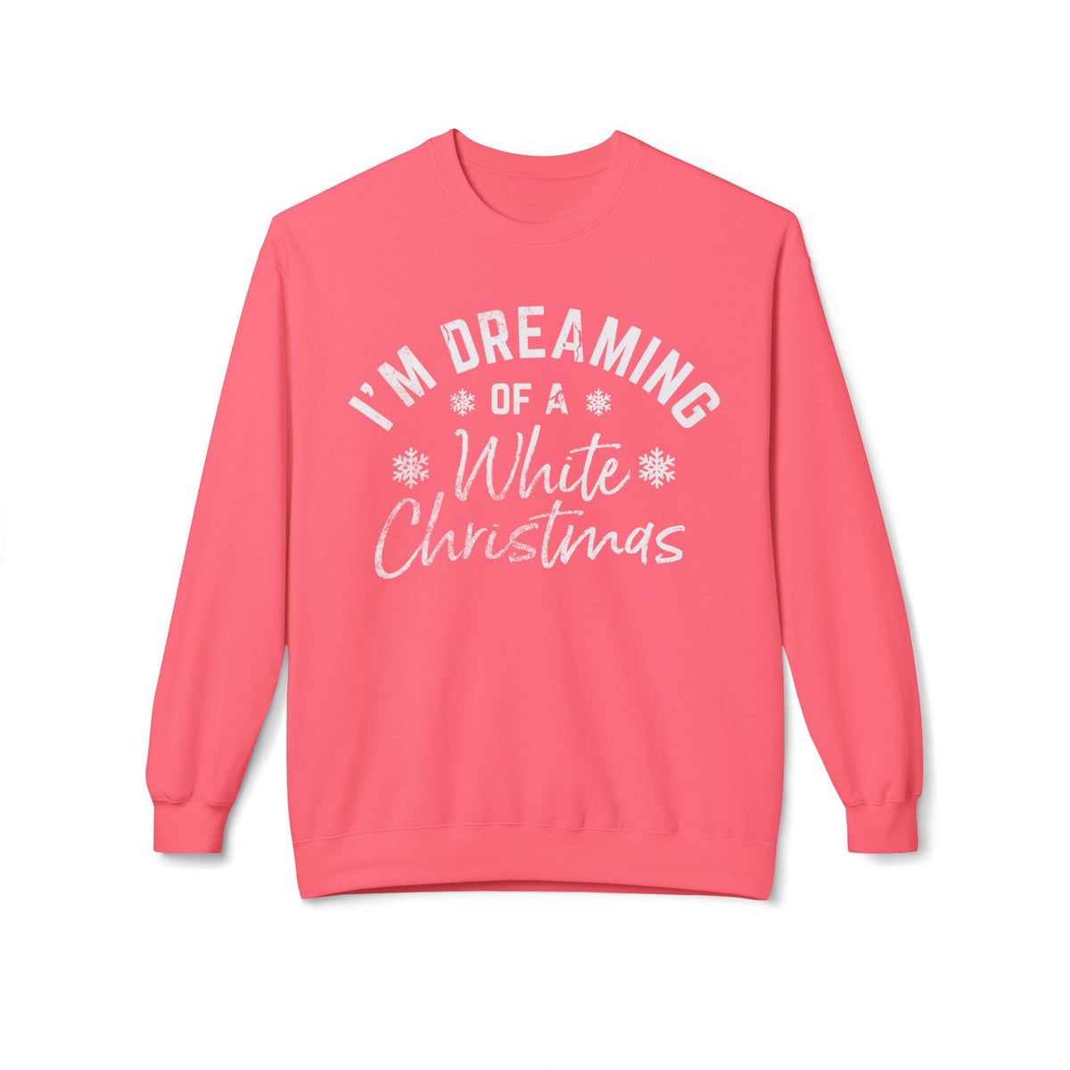 I'm Dreaming of a White Christmas - Lyrics on a Sweatshirt