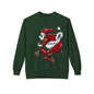 Santa Bear BMX Sweatshirt — Funny Christmas Cycling Holiday Crewneck