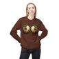 Yule Tidings We'll Twin - Christmas Puddings Crewneck Sweater