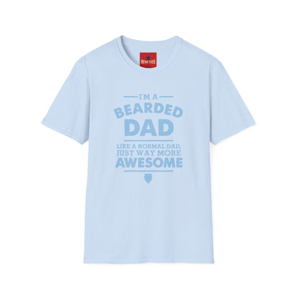 Bearded Dad T‑Shirt — "I'm a Bearded Dad" Funny Father's Day Tee