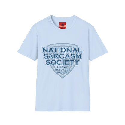 National Sarcasm Society - Unisex Softstyle T-Shirt