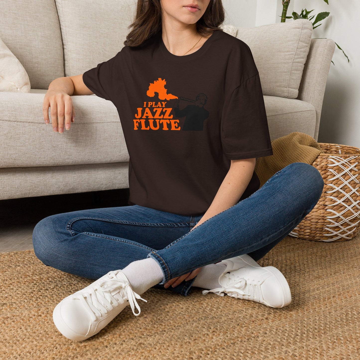 I Play Jazz Flute - Anchor Man - Unisex Softstyle T-Shirt