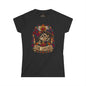 The Lovers Tarot Skull Tee — Romantic Day of the Dead Graphic Shirt