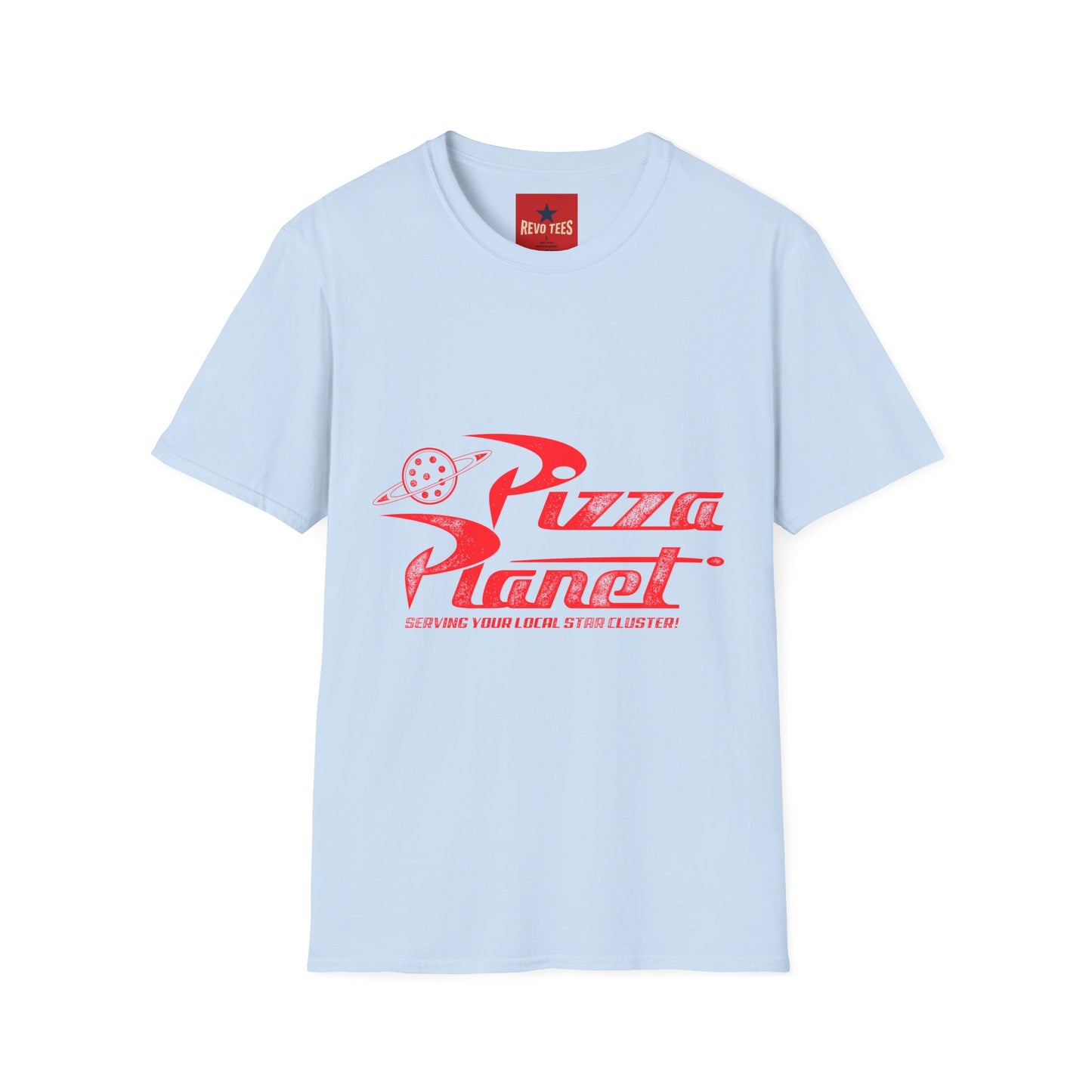 Pizza Planet T-Shirt — Retro Space Pizza Logo Tee