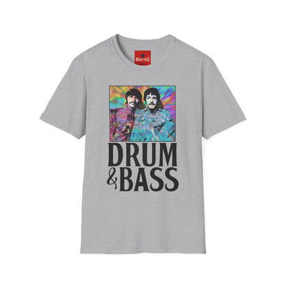 T-Shirt — Psychedelic Drum & Bass Band Portrait Tee