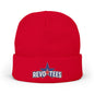 Embroidered 'Revotees' Star Knit Beanie — Patriotic Winter Hat