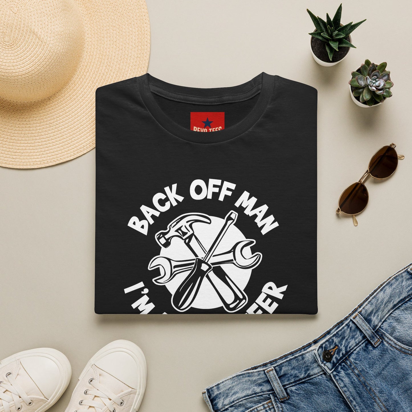 Engineer T-Shirt — "Back Off Man I'm An Engineer" Mechanical Tools Tee