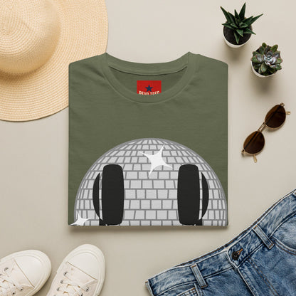 Smiling Disco Ball T-Shirt — Retro Dance Party Graphic Tee