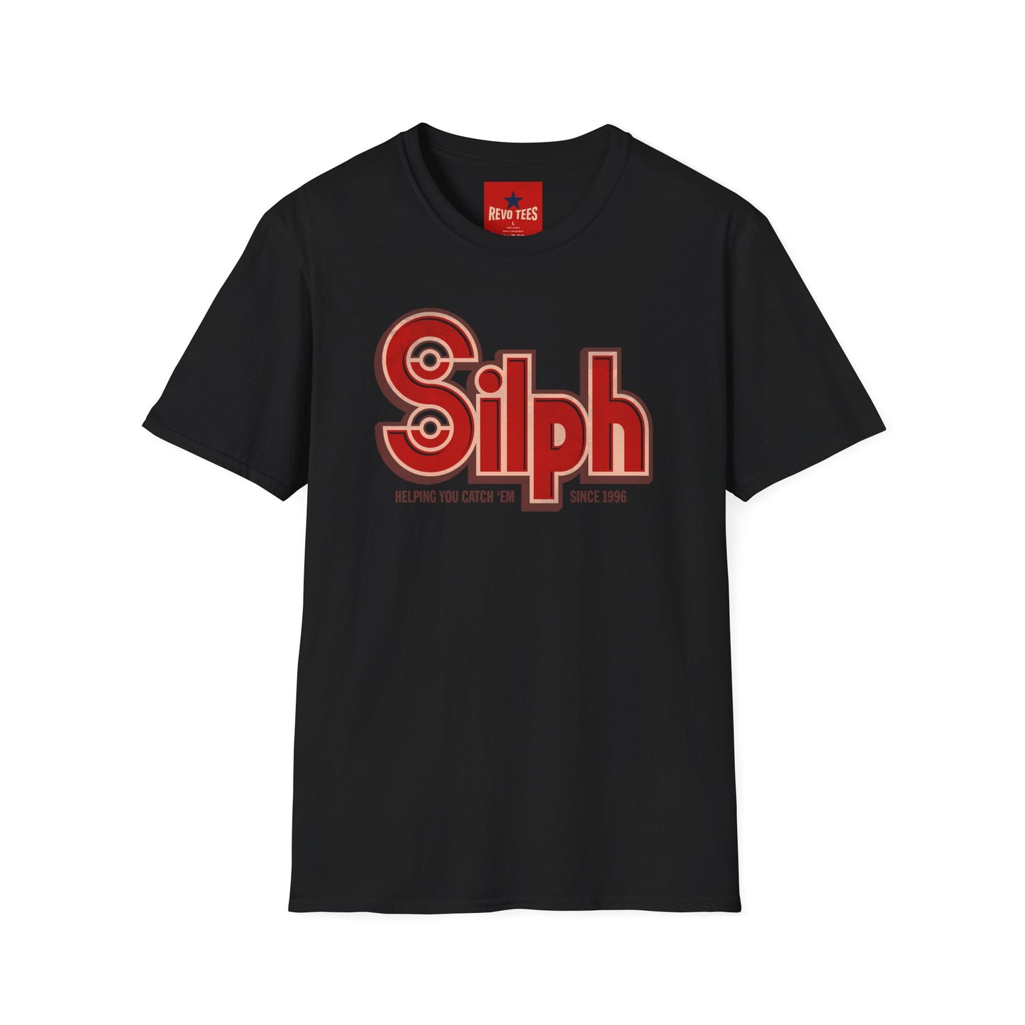 Silph Retro Logo T-Shirt — 'Silph: Helping You Catch 'Em Since 1996'