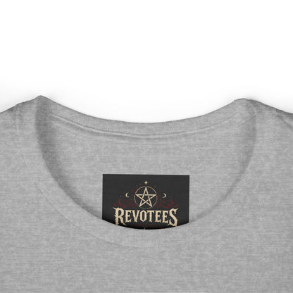 Revotees Skull Tee — Women's Gothic Americana Graphic T‑Shirt