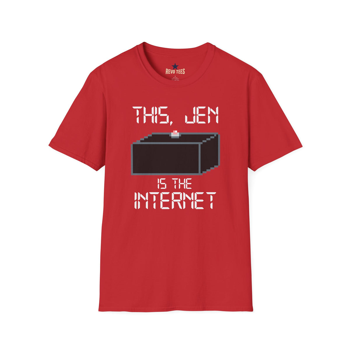 Revotees This Jen Is the Internet Retro Pixel T-Shirt - alternate view 8