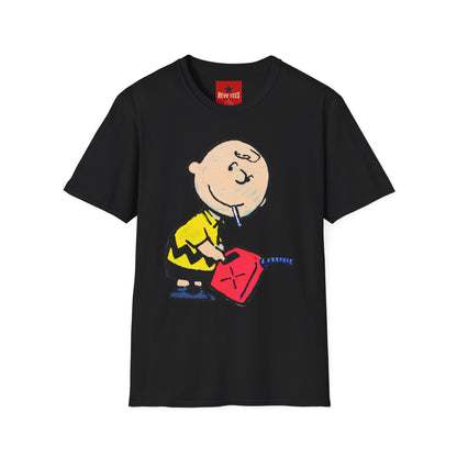 Banksy Novelty Cartoon Graphic T-Shirt — Naughty Charlie