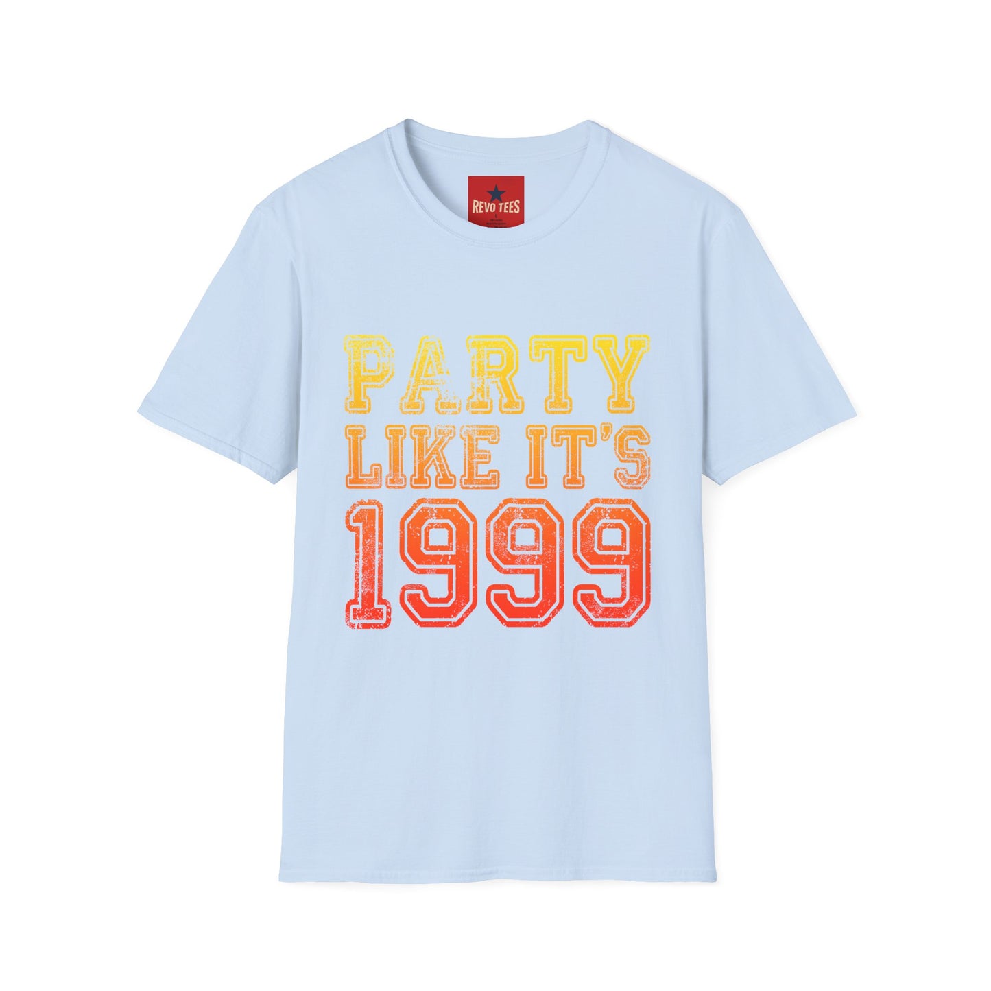 T‑Shirt — "Party Like It's 1999" Retro Gradient Tee