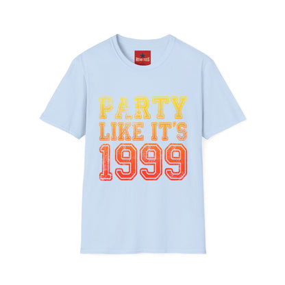T‑Shirt — "Party Like It's 1999" Retro Gradient Tee
