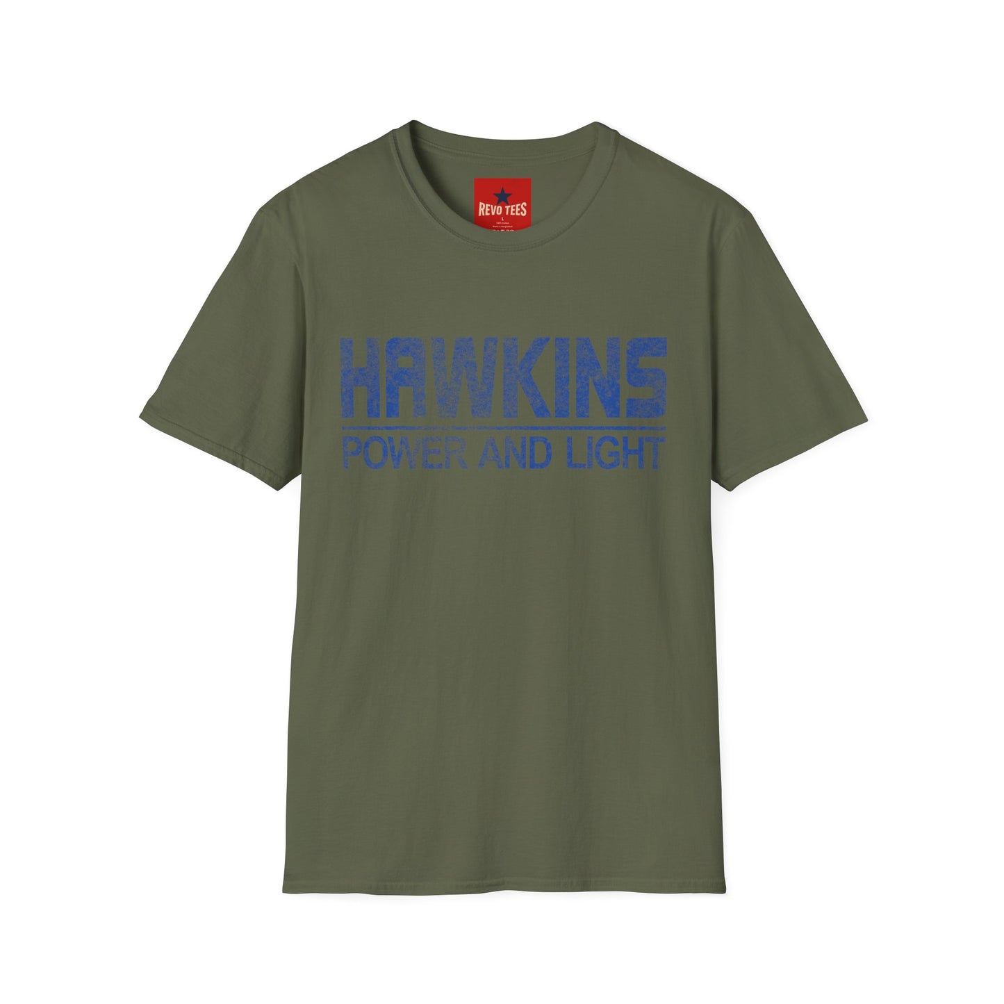 Hawkins Power & Light Vintage Logo T-Shirt