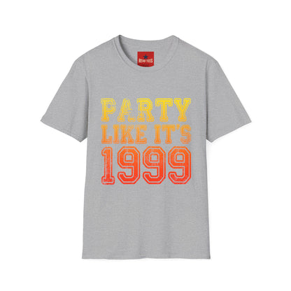 T‑Shirt — "Party Like It's 1999" Retro Gradient Tee