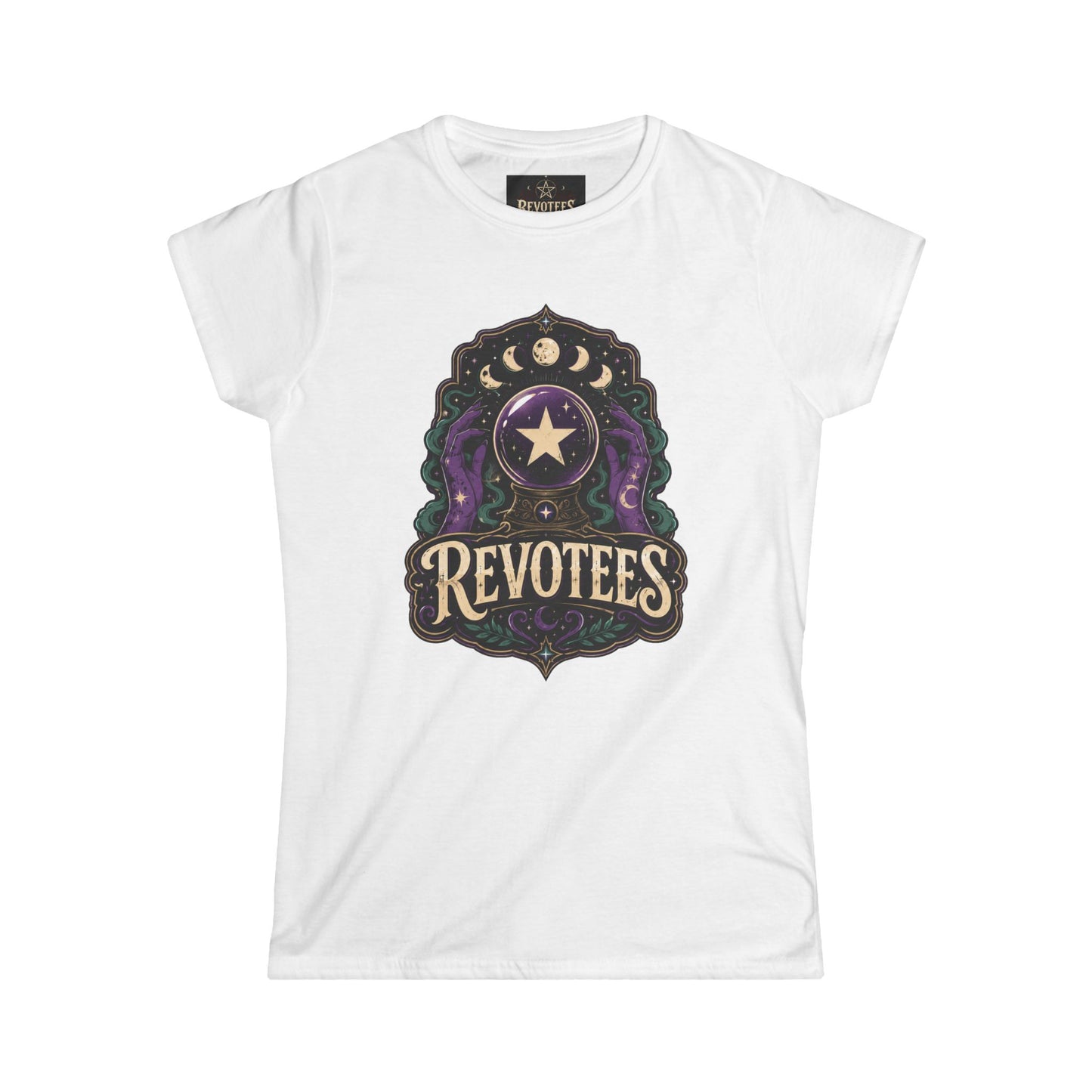 Revotees Mystic Star Women's Tee — Celestial Astrology Graphic Shirt