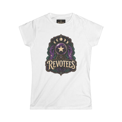 Revotees Mystic Star Women's Tee — Celestial Astrology Graphic Shirt