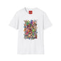 Retro Cartoon Characters Collage T-Shirt