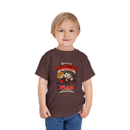 REVOTEES Toddler Monster In Training Tee — 'Vlad the Vampire' Halloween Kids Shirt