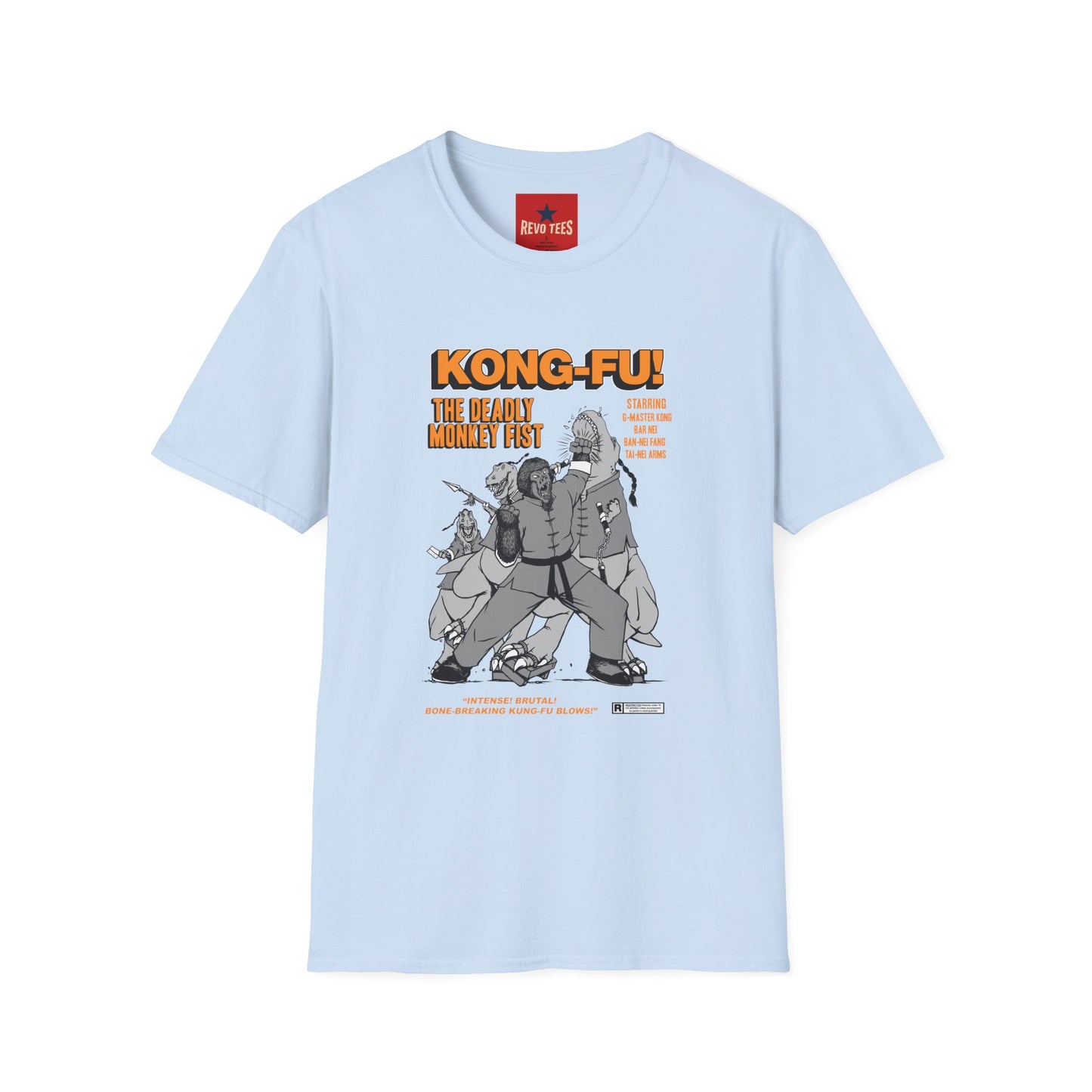 Kong-Fu! The Deadly Monkey Fist T-Shirt — Retro Martial Arts Movie Poster Tee