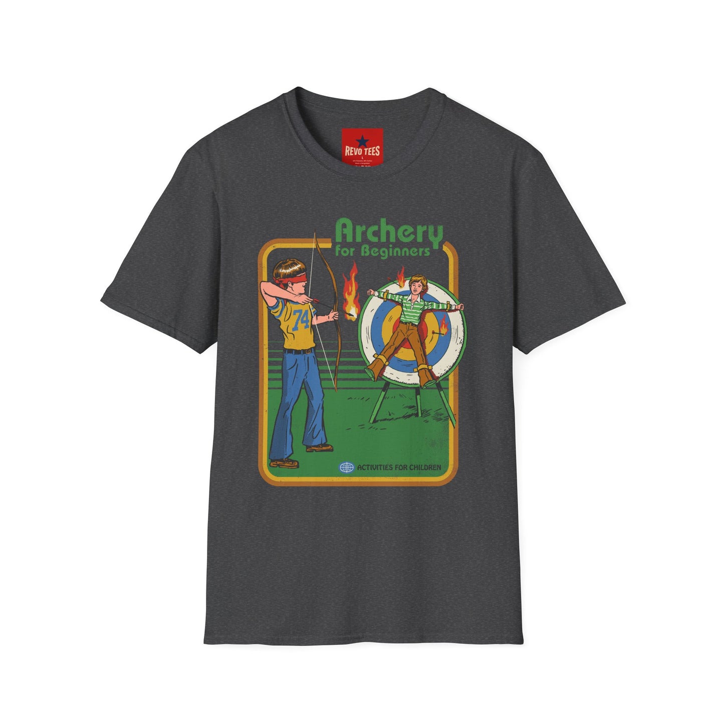 Archery for Beginners T-Shirt — Retro Kids' Archery Practice Graphic Tee