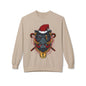 Boar Head Santa — Ugly Holiday Crewneck Sweater