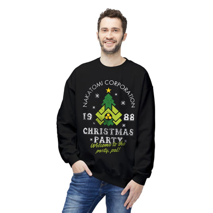 Die Hard 'Nakatomi Corporation 1988' Holiday Crewneck Christmas Party Sweatshirt