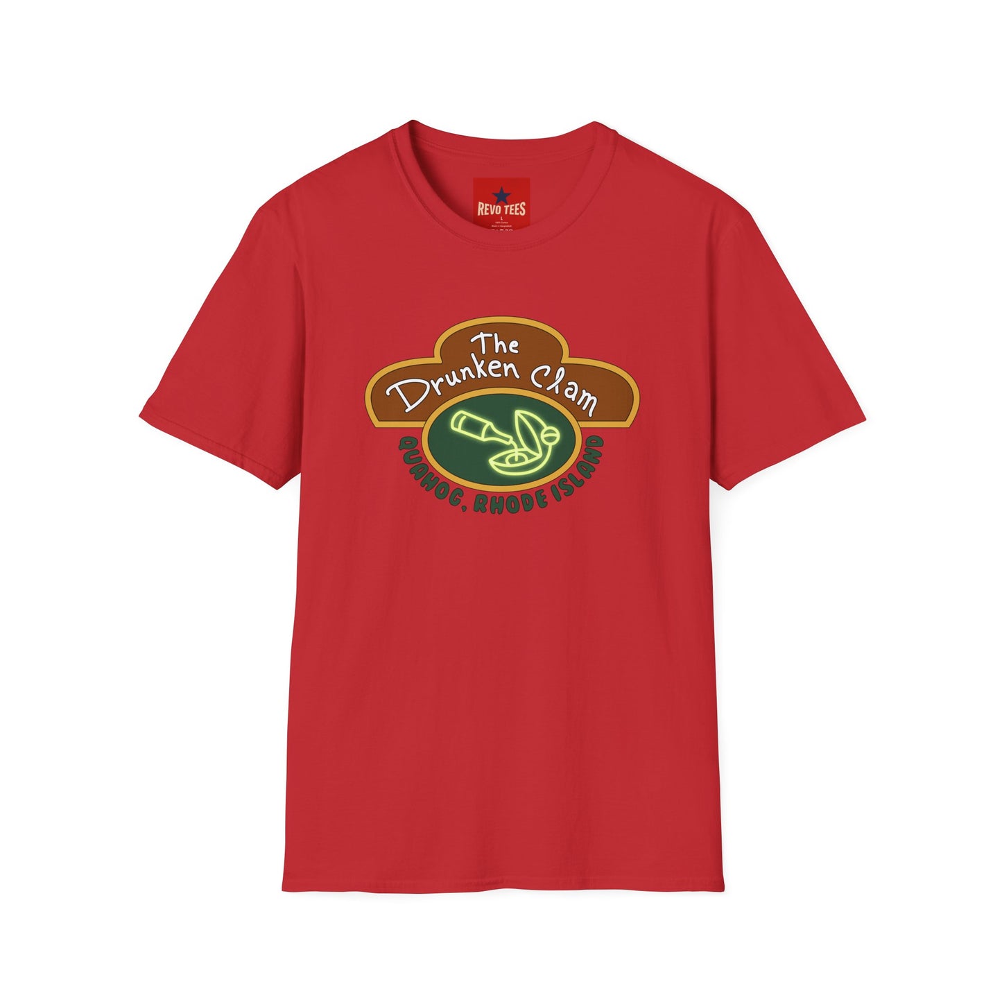 The Drunken Clam Quahog, Rhode Island T-Shirt
