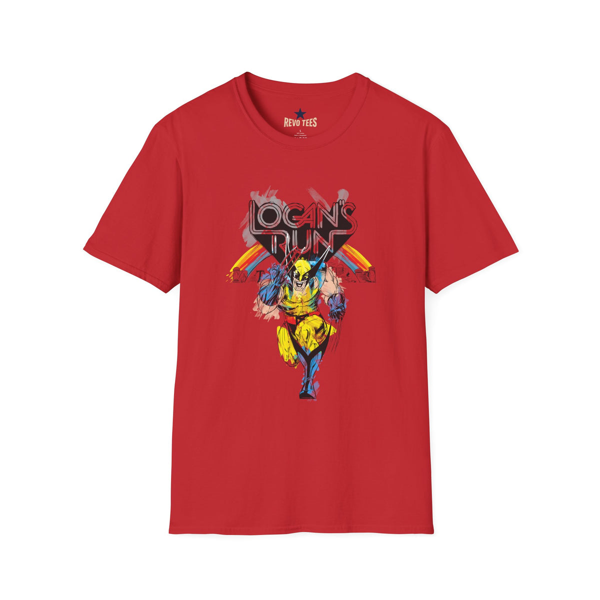 Revotees Wolverine Logan on the Run Unisex Softstyle T-Shirt - alternate view 14