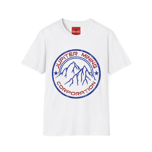 Jupiter Mining Corporation T-Shirt — Vintage Space Expedition Graphic Tee