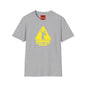 Caution - Throwing Shapes - Unisex Softstyle T-Shirt