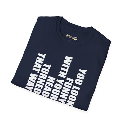 Revotees You Look Funny with Your Head Turned That Way Vertical Graphic T-Shirt - alternate view 18