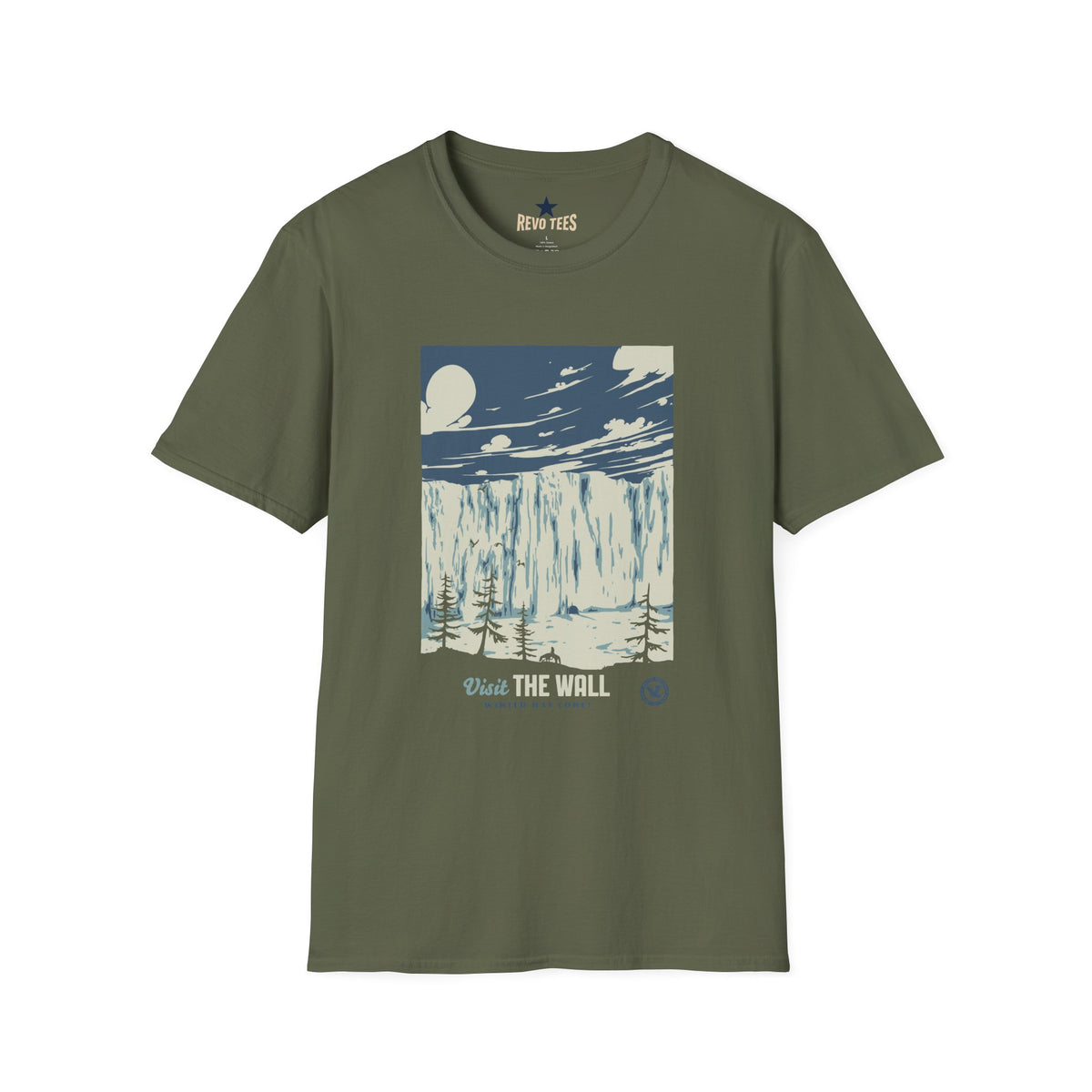 Revotees Visit the Wall Lord of the Rings Unisex Softstyle T-Shirt - alternate view 6