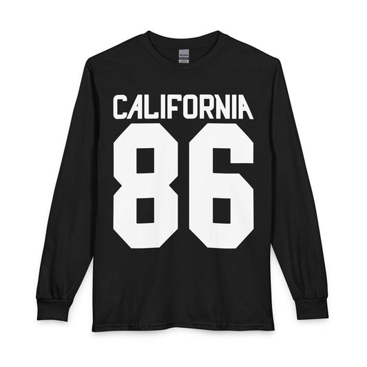 Revotees California 86 Long-Sleeve Shirt Retro Athletic State T-Shirt - alternate view 2