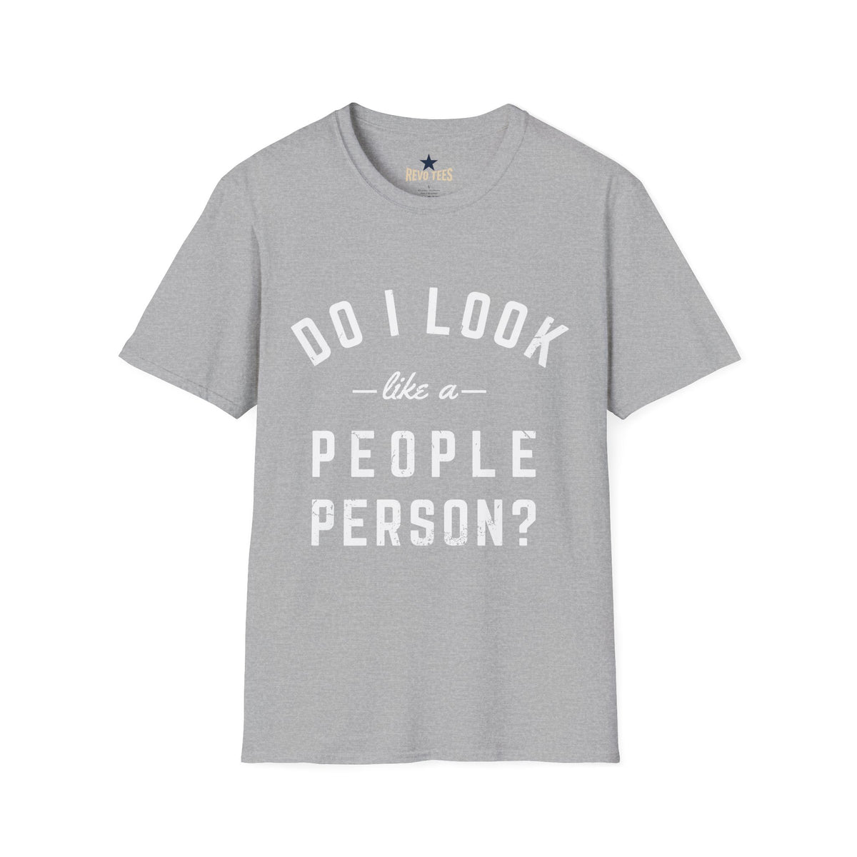 Revotees Do I Look Like a People Person Unisex Softstyle T-Shirt - alternate view 7