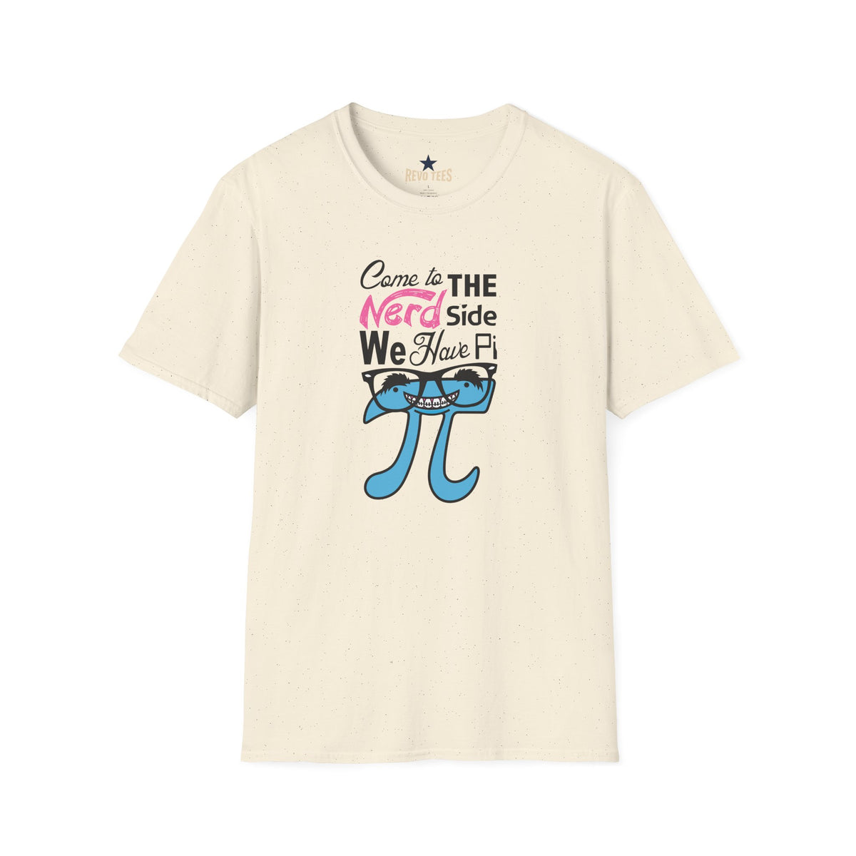 Revotees Nerd Side Pi Come to the Nerd Side We Have Pi Math Graphic T-Shirt - alternate view 4