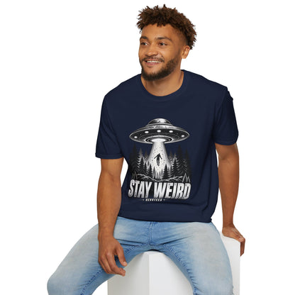 REVOTEES Stay Weird — Alien Abduction Graphic Tee