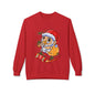 Christmas Skateboard — Santa Skateboarding Holiday Sweater Crewneck Sweatshirt