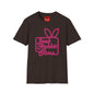Jack Rabbit Slims T‑Shirt — Retro Neon Bunny Logo Tee