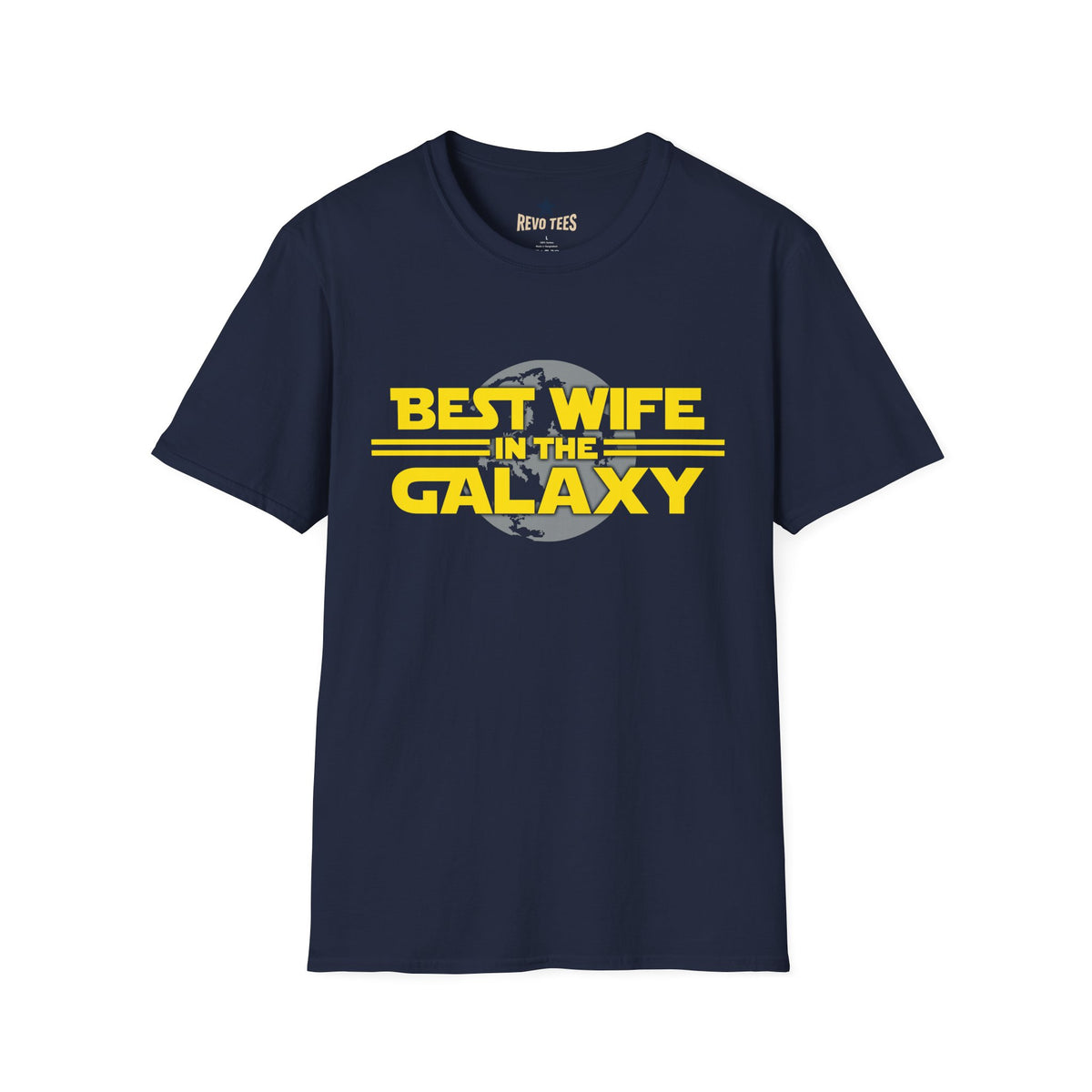 Revotees Best Wife in the Galaxy Funny Sci Fi Gift for Wives T-Shirt - alternate view 7