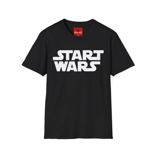 Start Wars T-Shirt — Funny Parody Graphic Tee for Fans & Casual Wear