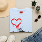 Banksy-Inspired Rat Stencil T-Shirt — Dripping Heart Street Art Tee