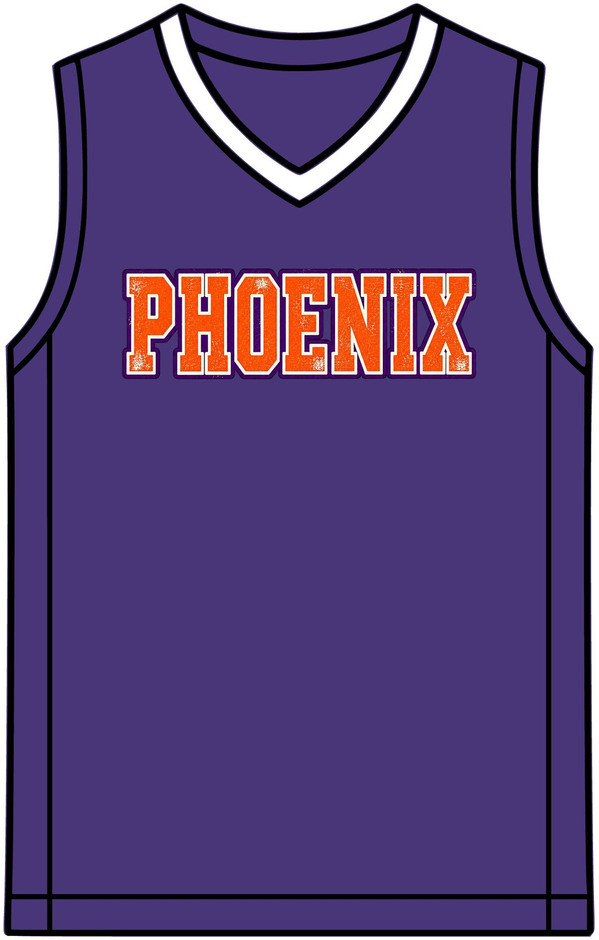Phoenix Unofficial Basketball Jersey