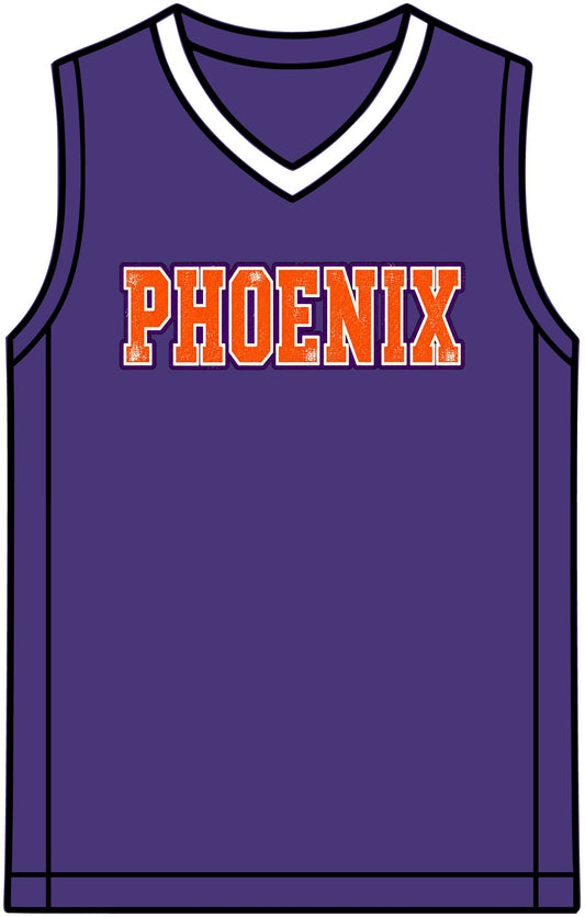 Phoenix Unofficial Basketball Jersey