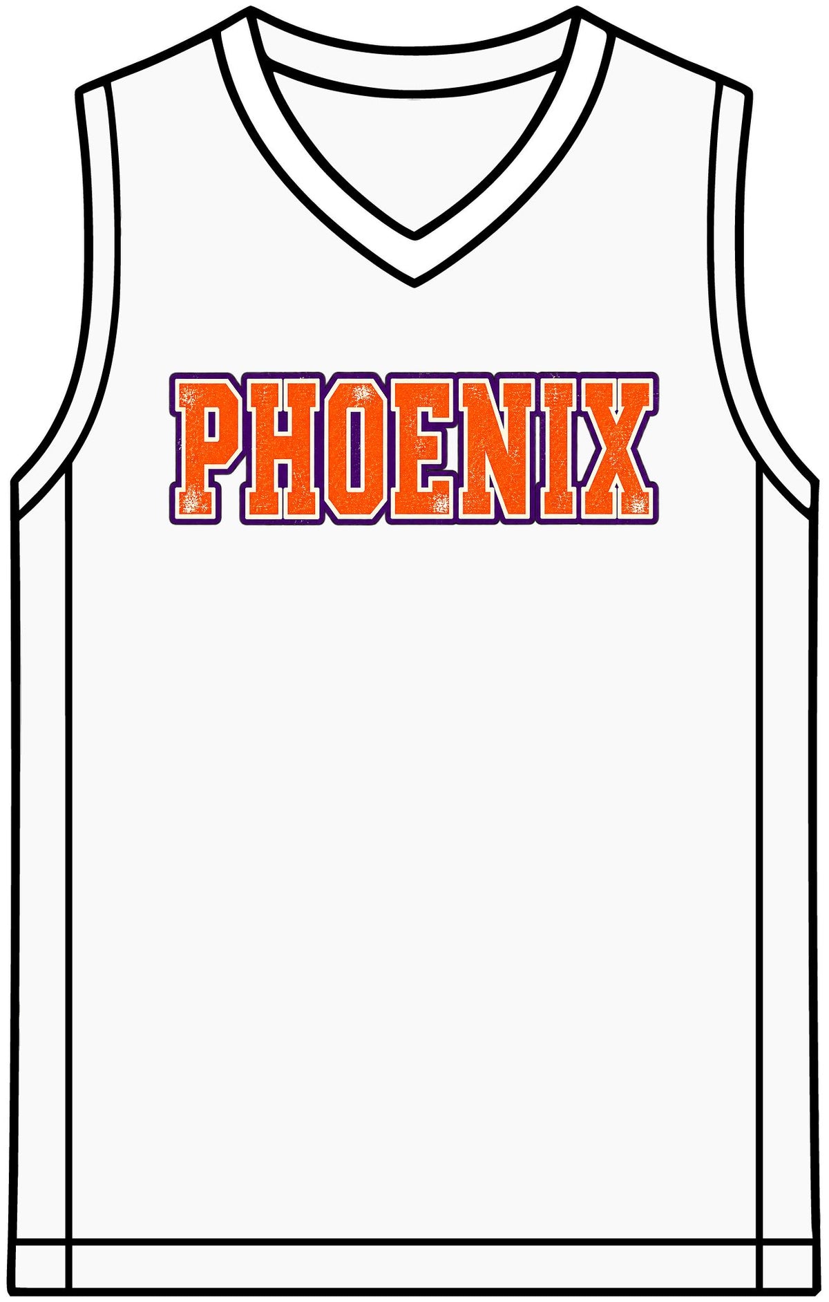 Phoenix Unofficial Basketball Jersey