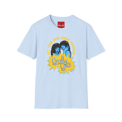 Soul Glo Retro Tee — "Let Your Soul Shine Through" 80s-Inspired Graphic T-Shirt