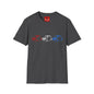 3 Mini Classic Cooper Cars - Unisex Softstyle T-Shirt